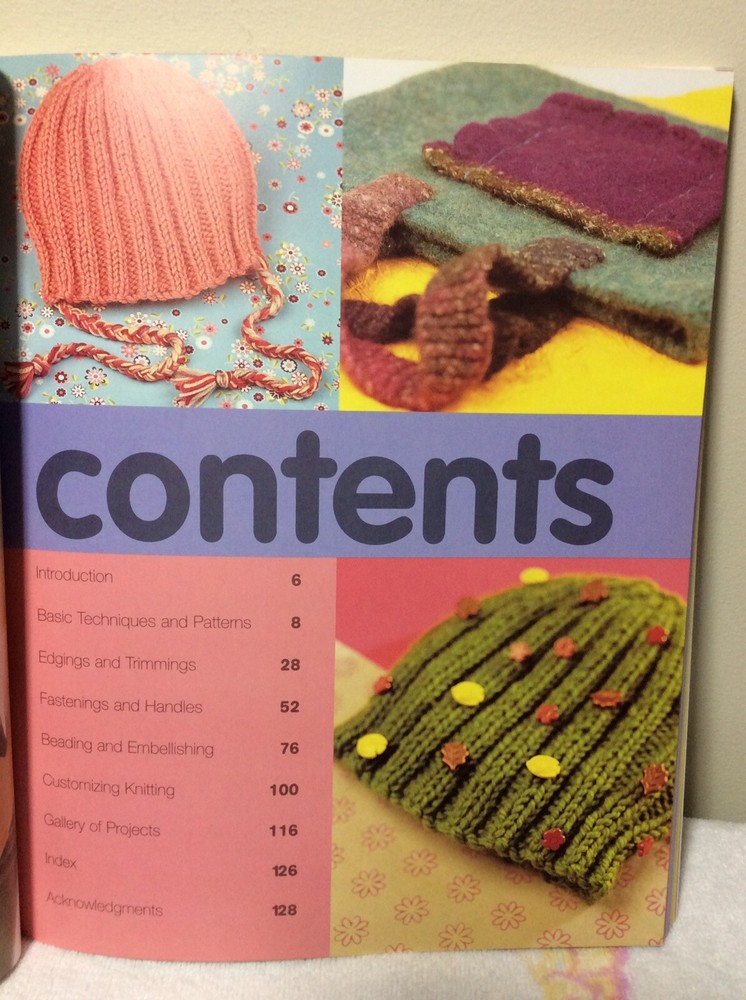 Funky Chunky Knitted Accessories Soft Cover Book