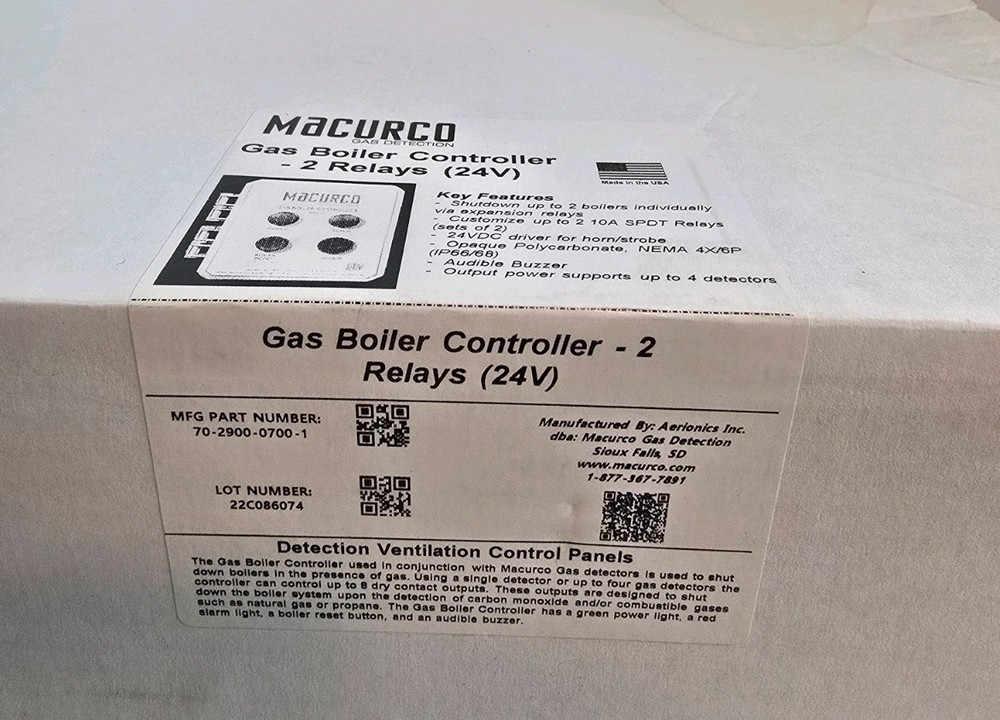 Macurco GBC-24-2 – Gas Boiler Controller