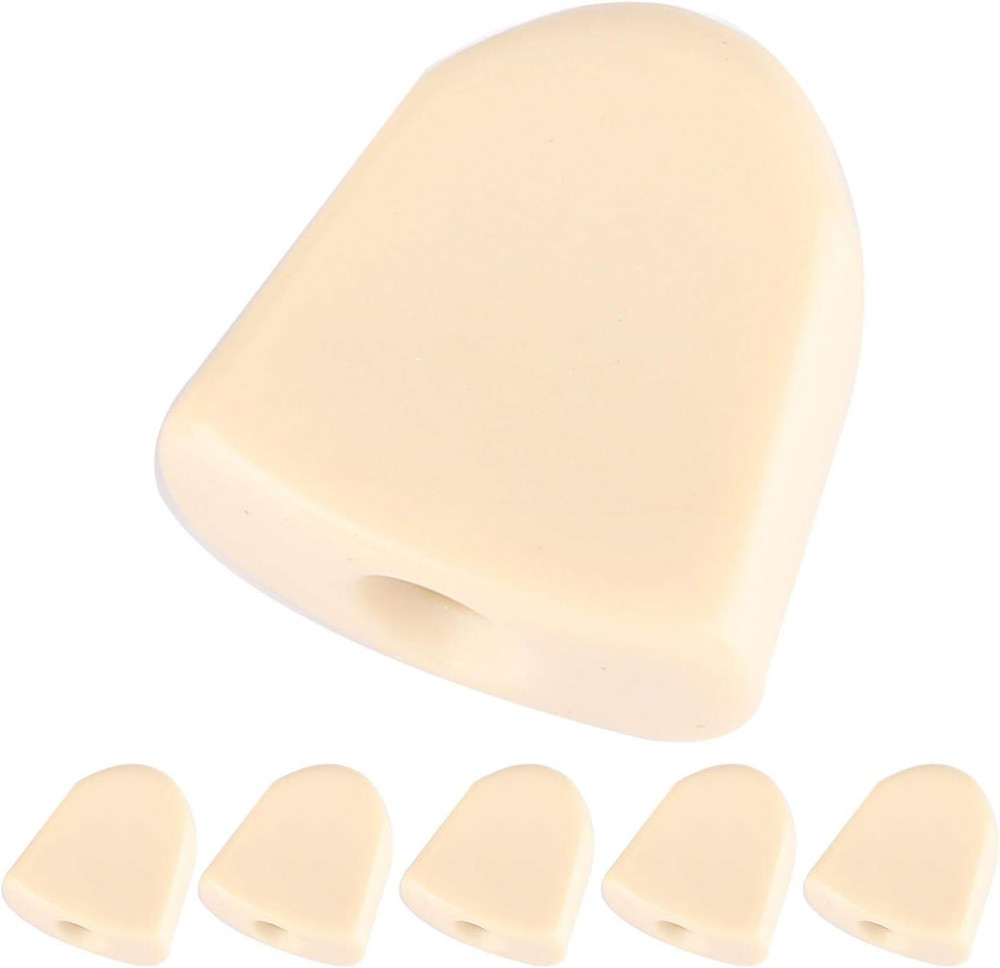 6 Piece Acrylic Guitar Tuning Peg Buttons Set Replacement Machine Heads Knobs fo