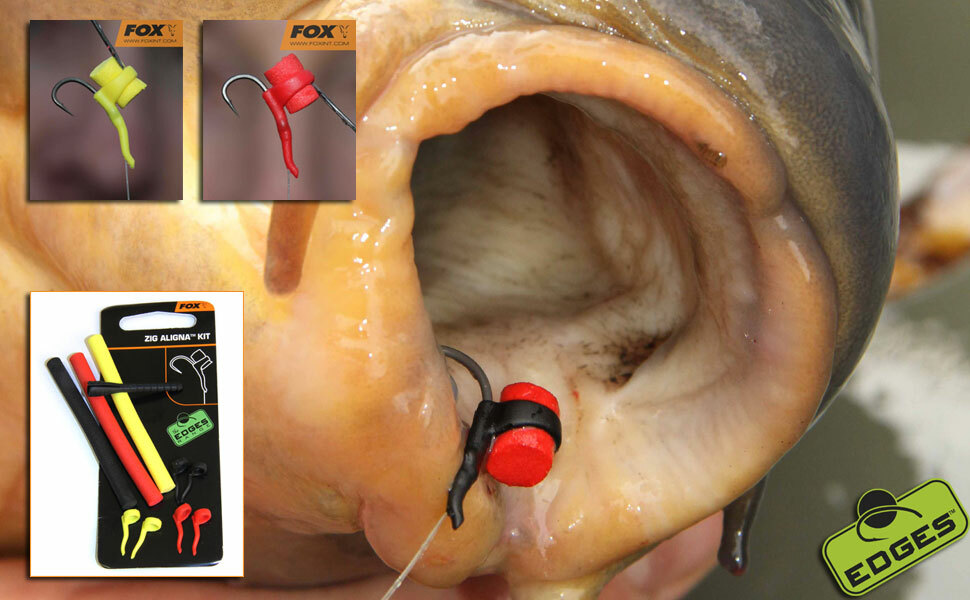 Fox Edges Zig Aligna Sleeves & Foams Various Colours