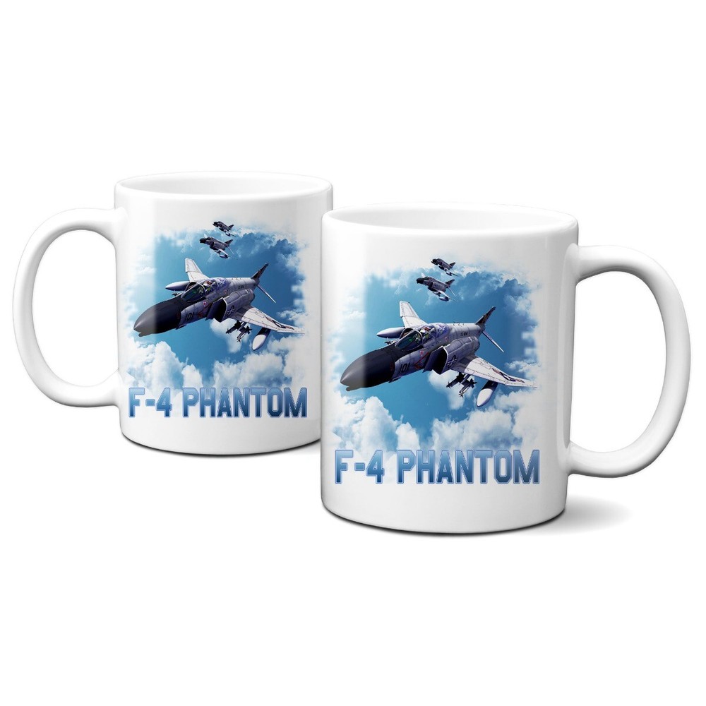 F-4 Phantom Trio In The Clouds 11oz Mug