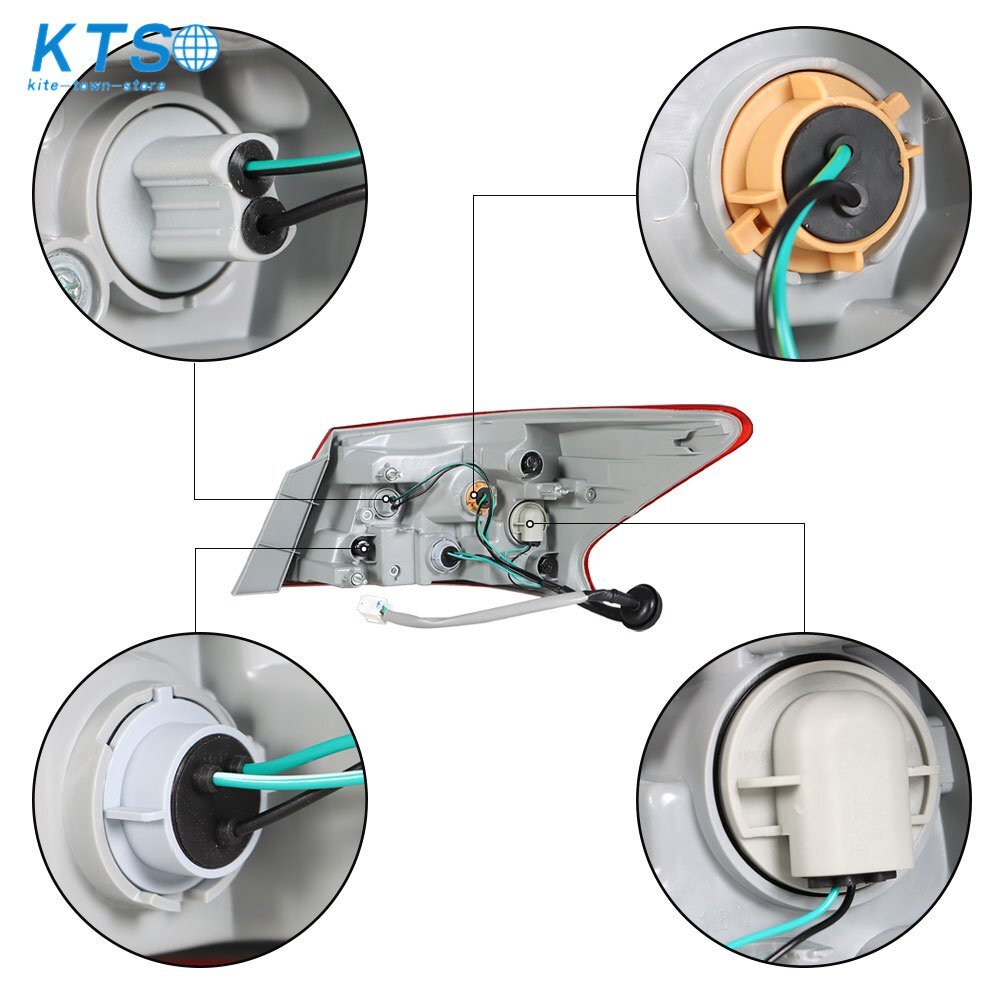 Tail Light For 2016 2017 2018 Nissan Sentra stop lamp Left Outer Driver Side