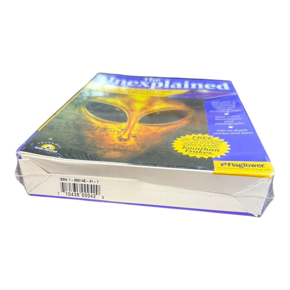 The Unexplained CD-ROM PC Multimedia Mysteries Paranormal Sealed Software NOS