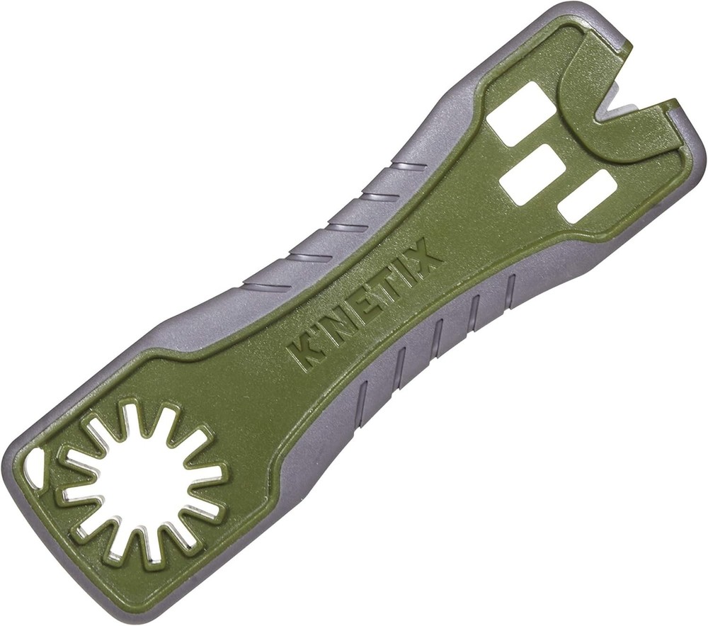 Archery Broadhead Wrench Sharpener Tool Multipurpose 3-in-1 Green