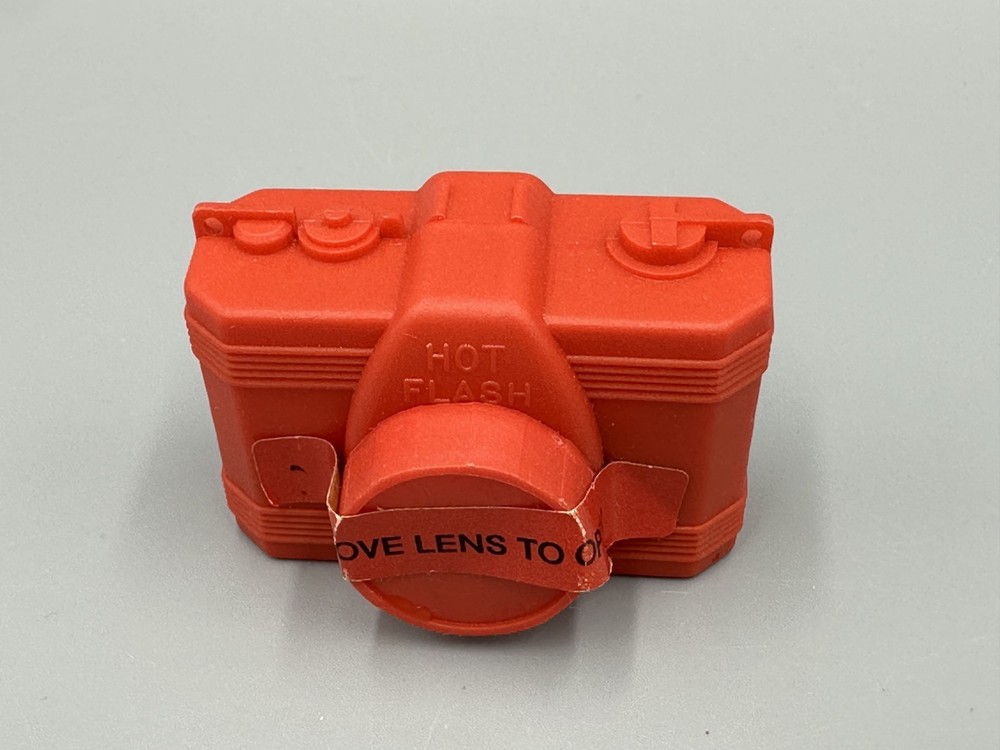 1980s Full Sealed CAMERA Plastic CANDY CONTAINER Vintage DONRUSS