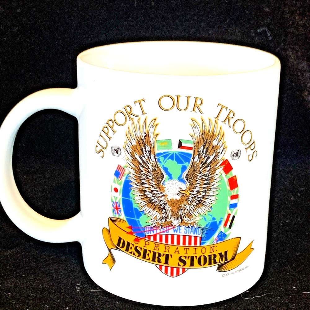 Operation DESERT STORM Support Our Troops 12 Ounce Coffee Mug