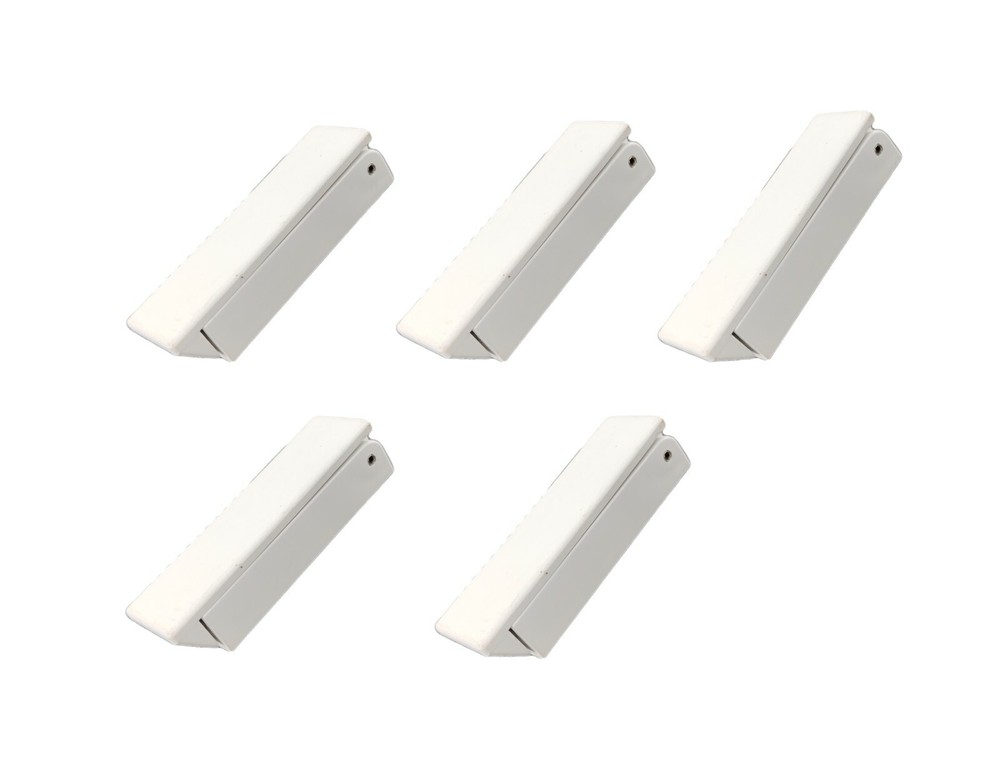 5 Square RV Compartment Baggage Cargo Door Catch Latch Clip Holders Hatch Camper