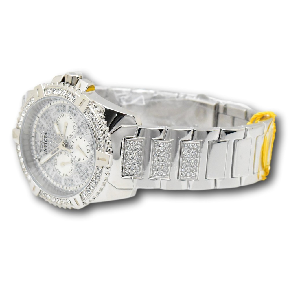 Invicta Celestial Men's 45mm Luxe Pave Crystal Multi-Function Quartz Watch 48560