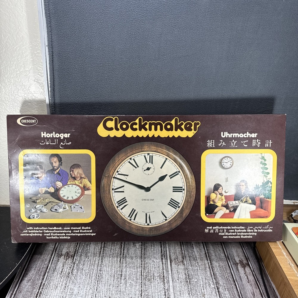 VINTAGE CRESCENT CLOCKMAKER HOROLOGER CLOCK KIT