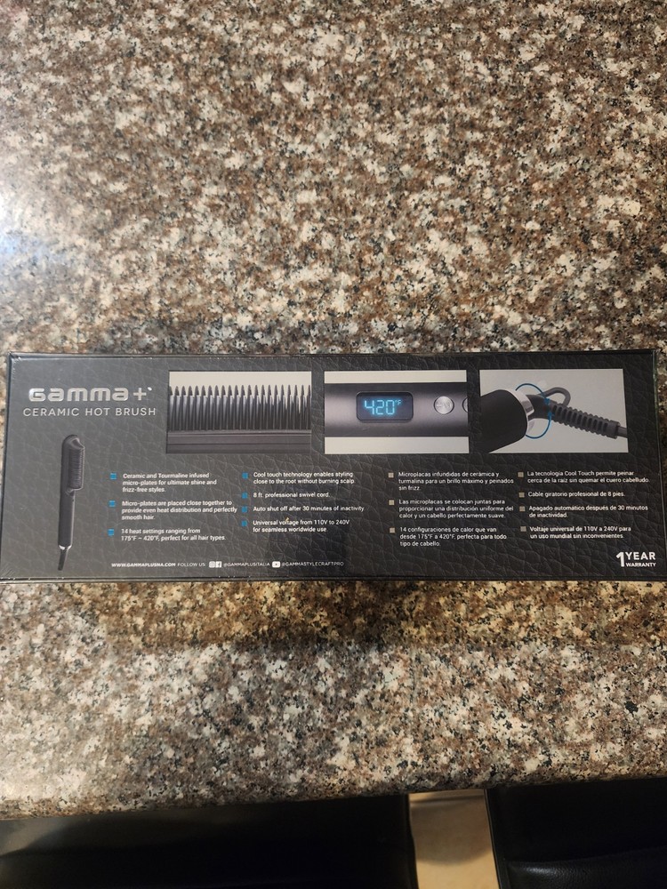 GAMMA+ Ceramic Hot Brush with Cool Touch Technology | GP701B