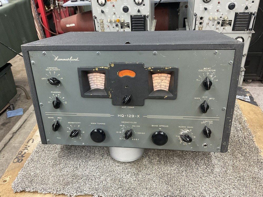 Hammarlund Hf Receiver Hq-129-x General Coverage Ham Shortwave Working Lot#1