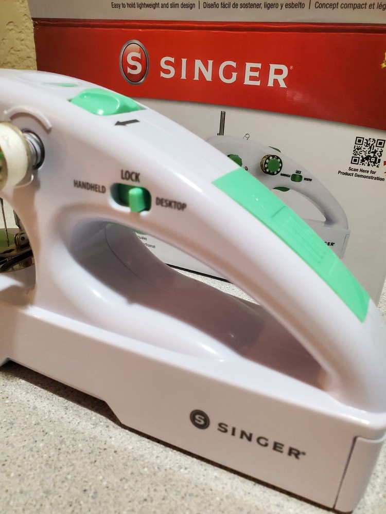 SINGER Stitch Quick Plus Cordless Handheld Portable Mending Machine Working