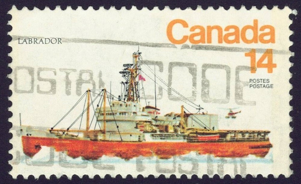 Canada sc#779 Ice Vessels - Labrador, Used