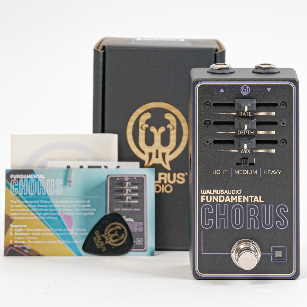 Walrus Audio Fundamental Series Chorus Effect Pedal - New