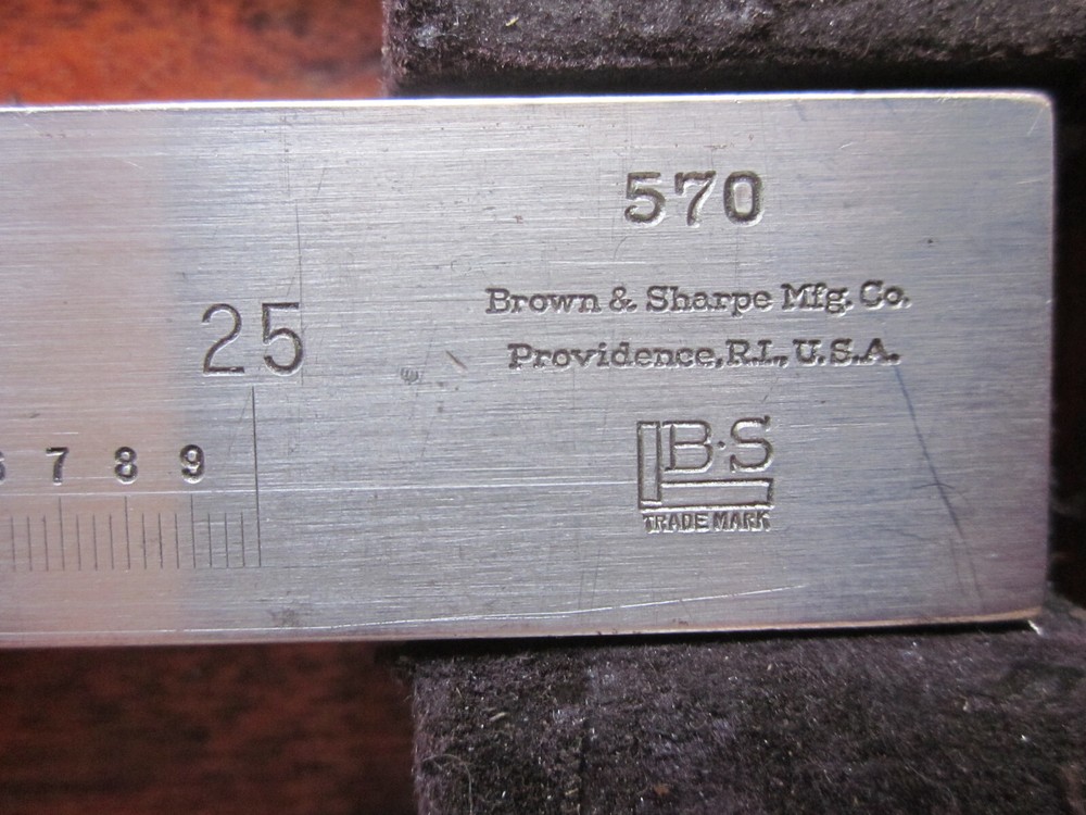 25” Brown & Sharpe Master Vernier Caliper With Storage Box