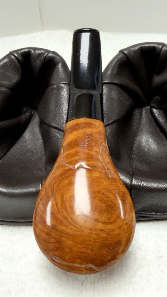 BARCLAY REX Smooth & Lightly Rusticated VOLCANO w Ebonite Saddle Stem ISRAEL