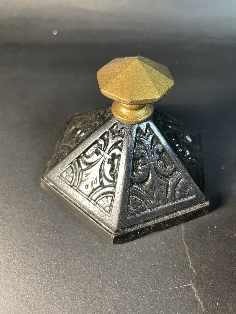 2 Cast Iron Paperweights Decorative