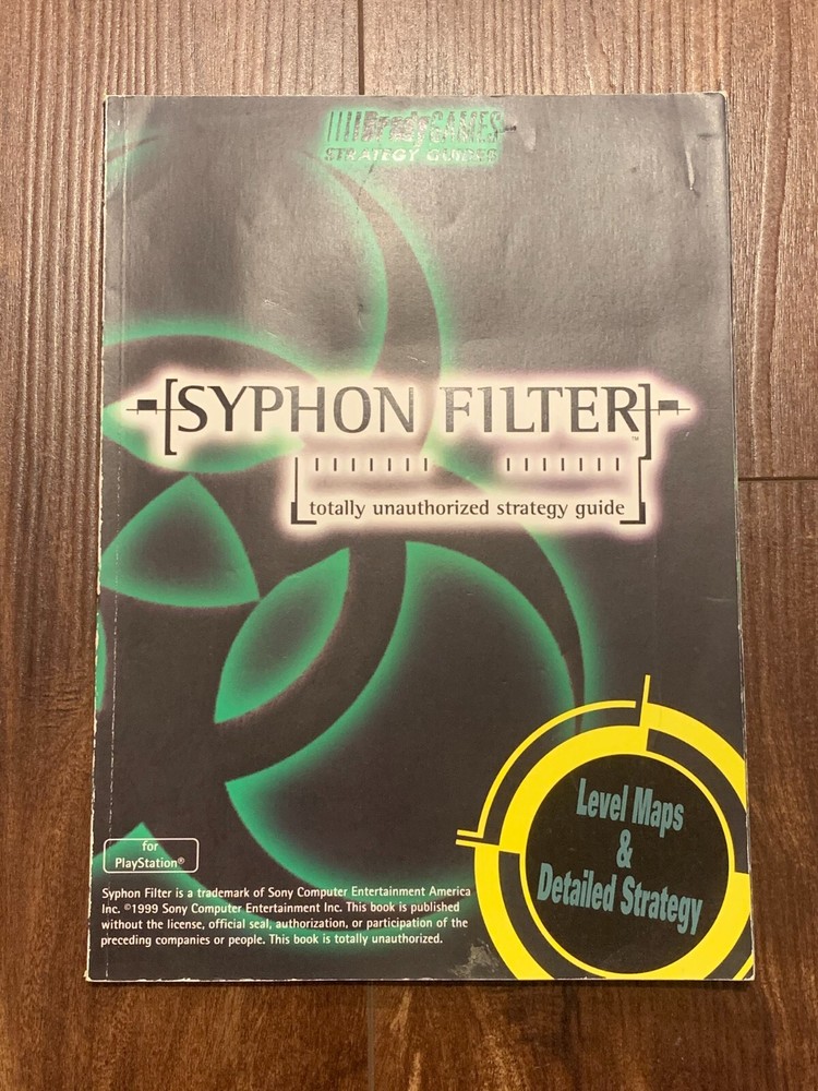 Syphon Filter Unauthorized Brady Strategy Magazine Players Guide