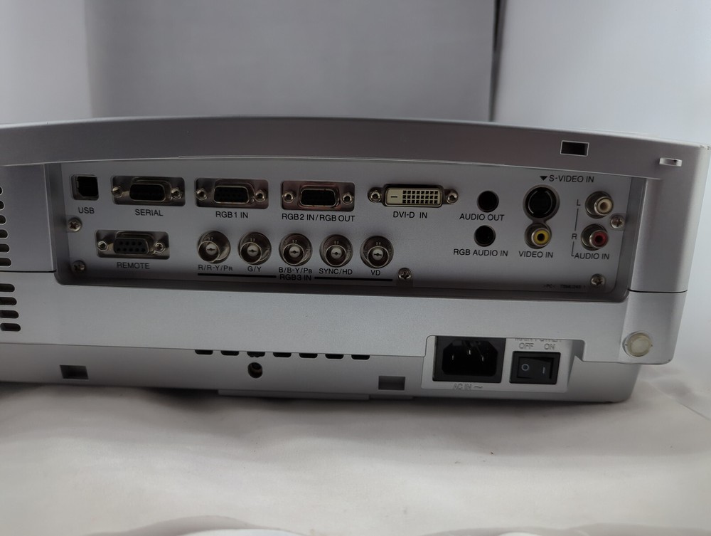 Vintage 2002 Panasonic Projector Model PT-L750U - Powers On and Displays