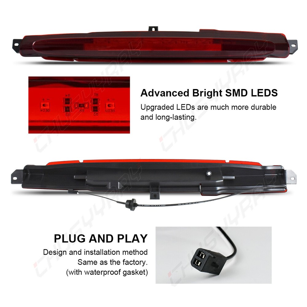 LED 3rd Brake Light High Mount Stop Light For Oldsmobile Bravada 2002 2003 2004