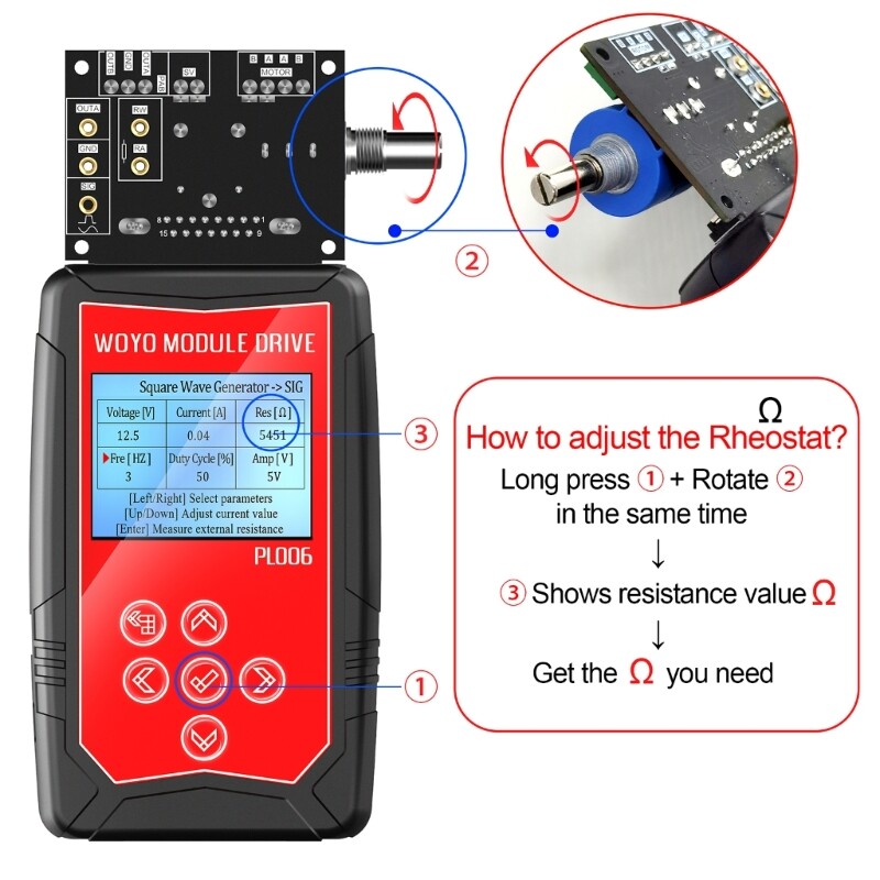 Stepper Motor Tester Diagnostic Tool For Coil Injector