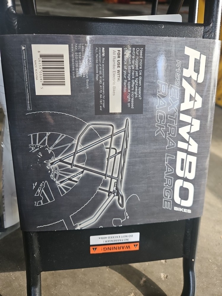 Rambo Bikes Extra Large Rack R150