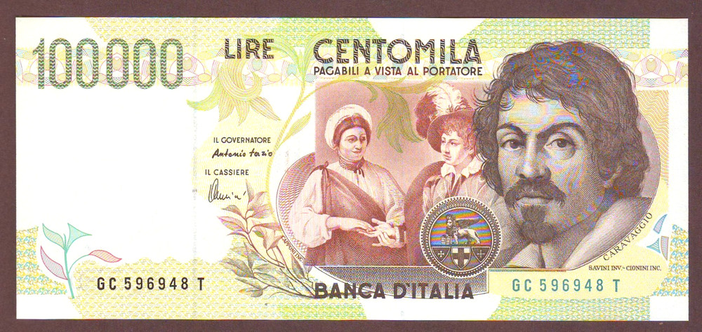 ITALY  100,000 Lire  1994    Gem UNC