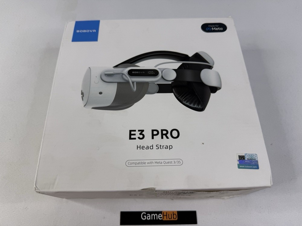 BOBOVR E3 PRO Battery Head Strap for Meta Quest 3 & 3S VR Headset