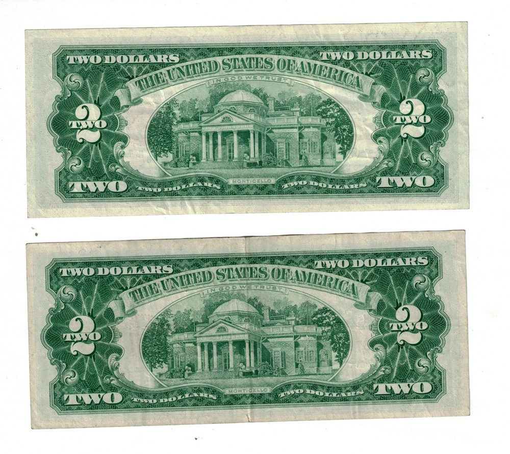 🇺🇸🇺🇸🇺🇸 1963 $2 TWO DOLLARS RED SEAL, PRICE FOR EACH NOTE. 🇺🇸🇺🇸🇺🇸