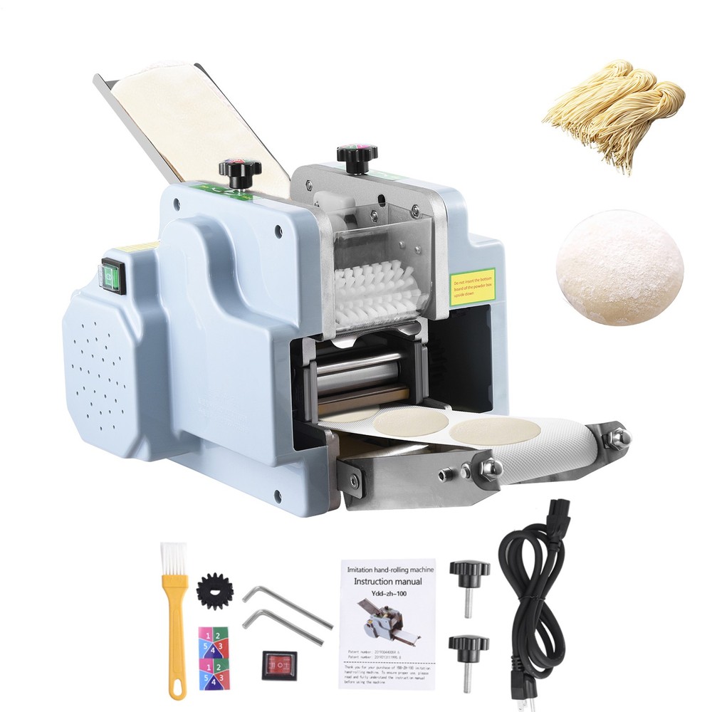 Automatic Dumpling Skin Maker Commercial Wonton Wrapper Making Machine 50Pcs/Min