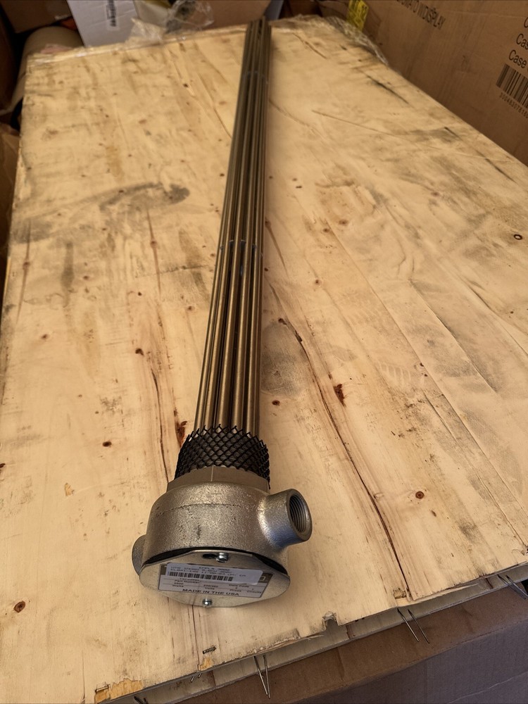 Tempco TFP02866 Immersion Electric Heater 9600 Watt,  54 Inches Long