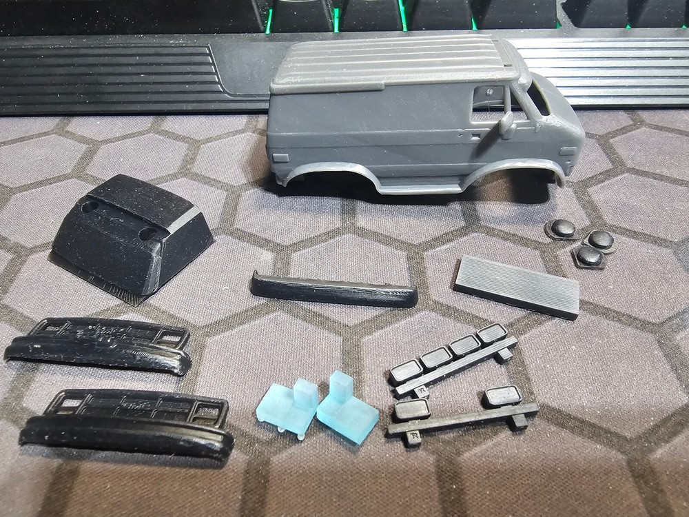 Schaper Stomper Custom Resin Printed GMC panel Van
