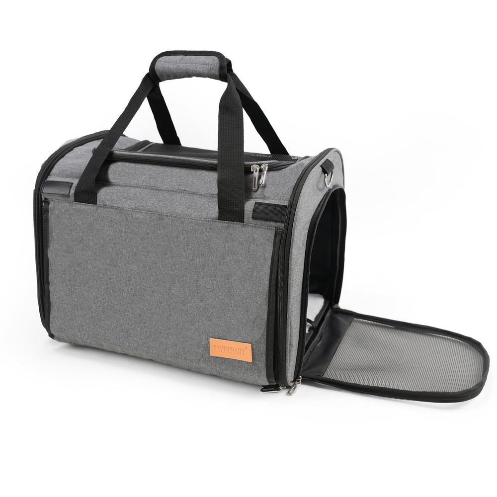 Cat Carrier Backpack - Multifunctional, Firm & Foldable with Roll-Up Shade, B