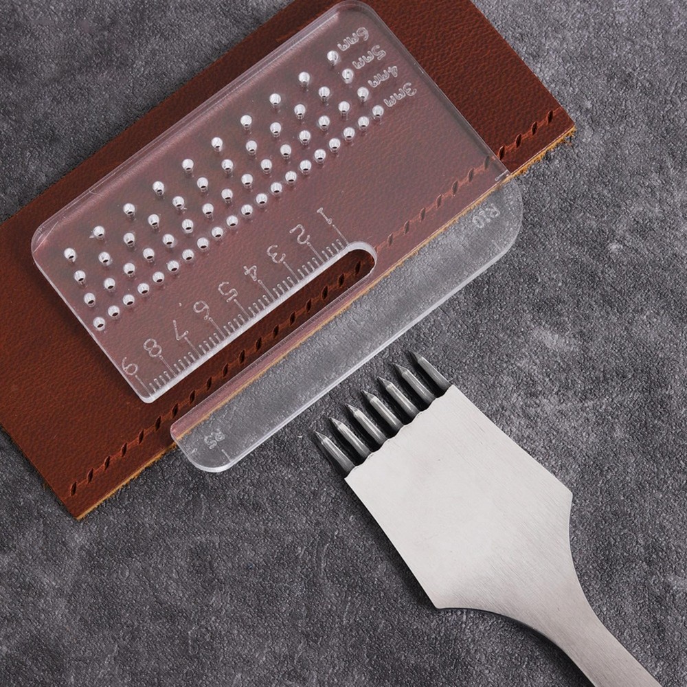 Punching Ruler Circle Ruler Auxiliary Multifunctional Portable Positioning Ruler