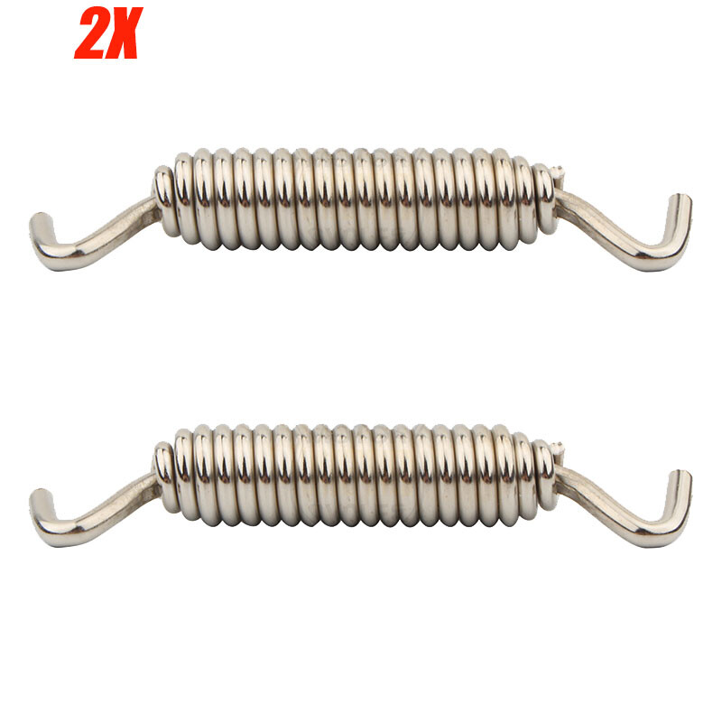 2-pack Chrome Kickstand Spring Jiffy Stand Spring Fits For Harley 2 Pack