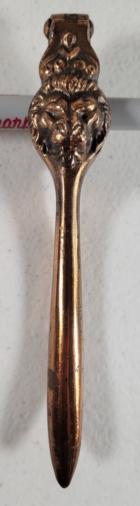 Vintage Lilium Copper Plated Lion Head Nutcracker Kitchen Tools