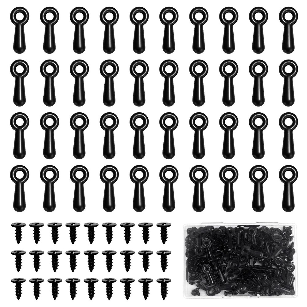 Picture Frame Turn Button Fasteners with Screws Hardware 100 Pack