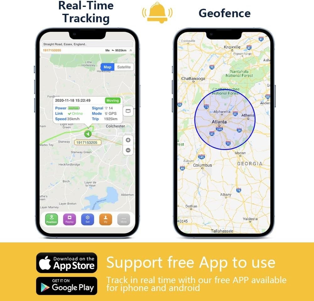 SinoTrack 4G GPS Tracker for Vehicles, ST-901L LTE Mini Tracker...