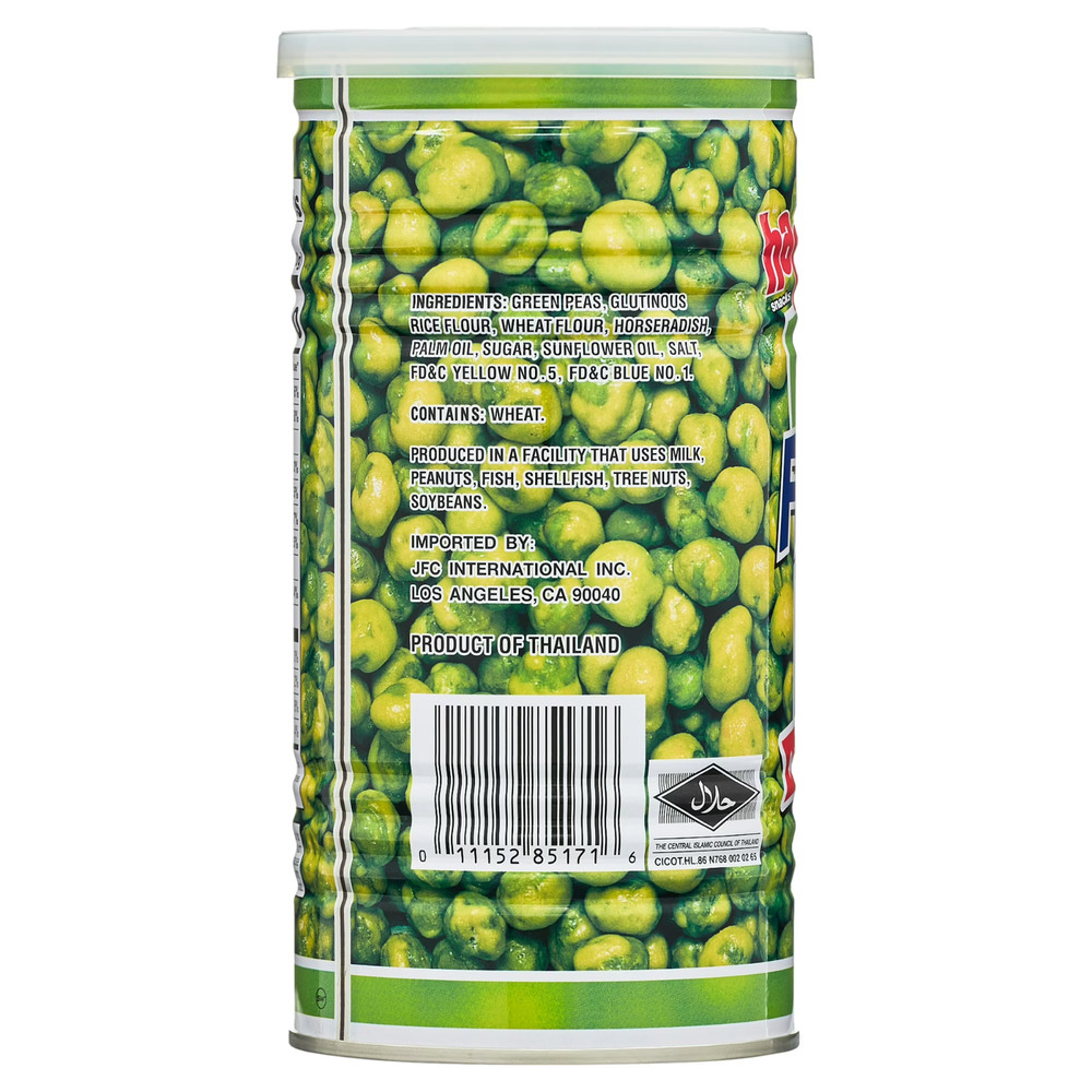 Hapi snacks wasabi Peas, hot, 9.9 Oz...
