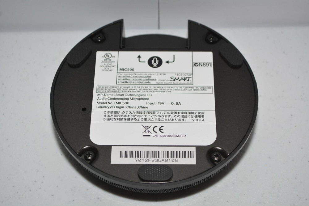 Smart Technologies MIC500 Table Top Microphone