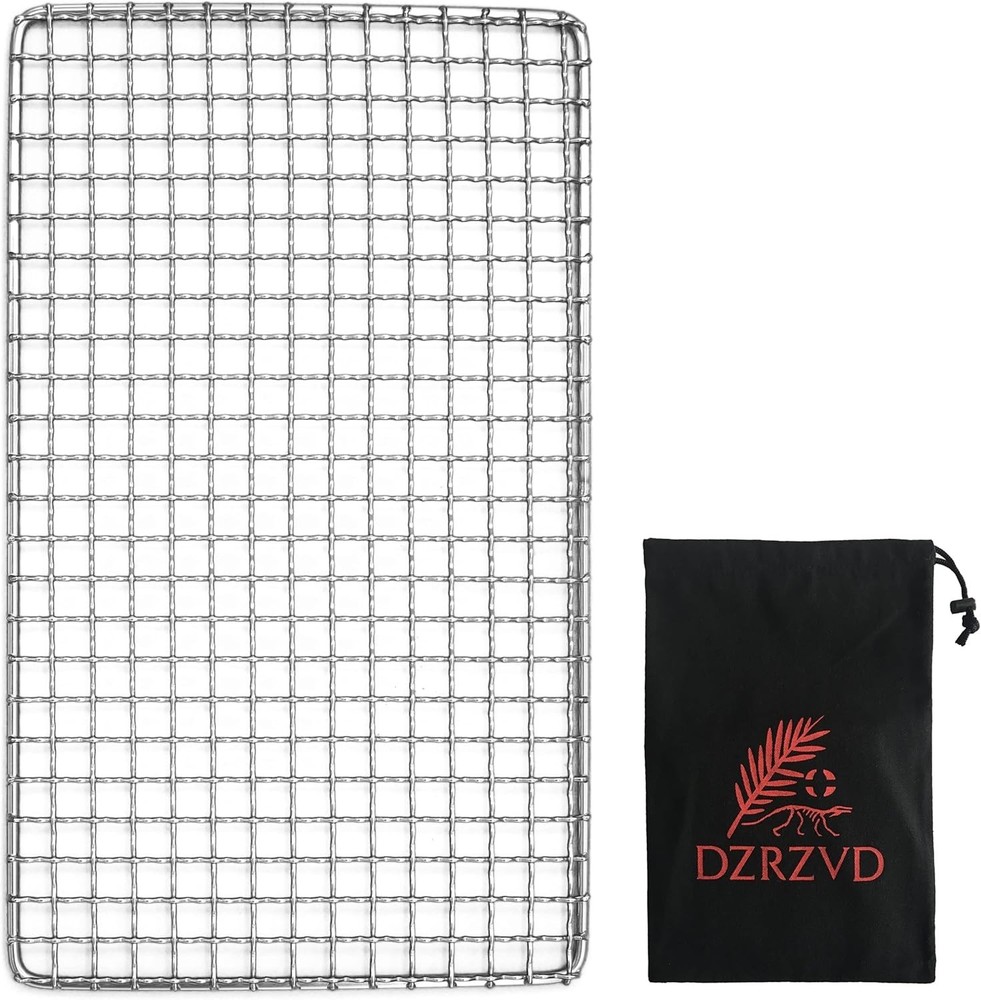 Compact 12.6'' Portable Grill Grate with Nylon Pocket - Barbecue Essential