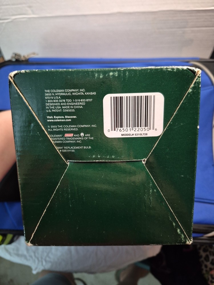 Coleman Floating Krypton Lantern NiB