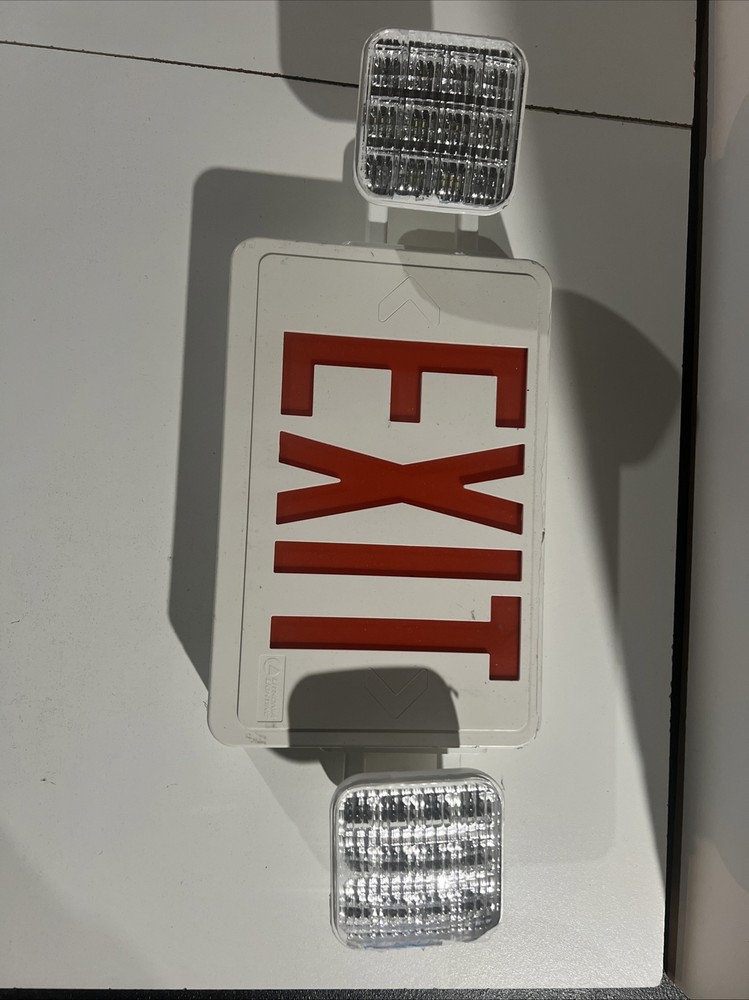 Lithonia Lighting Thermoplastic LED Emergency Exit Sign Ecrg