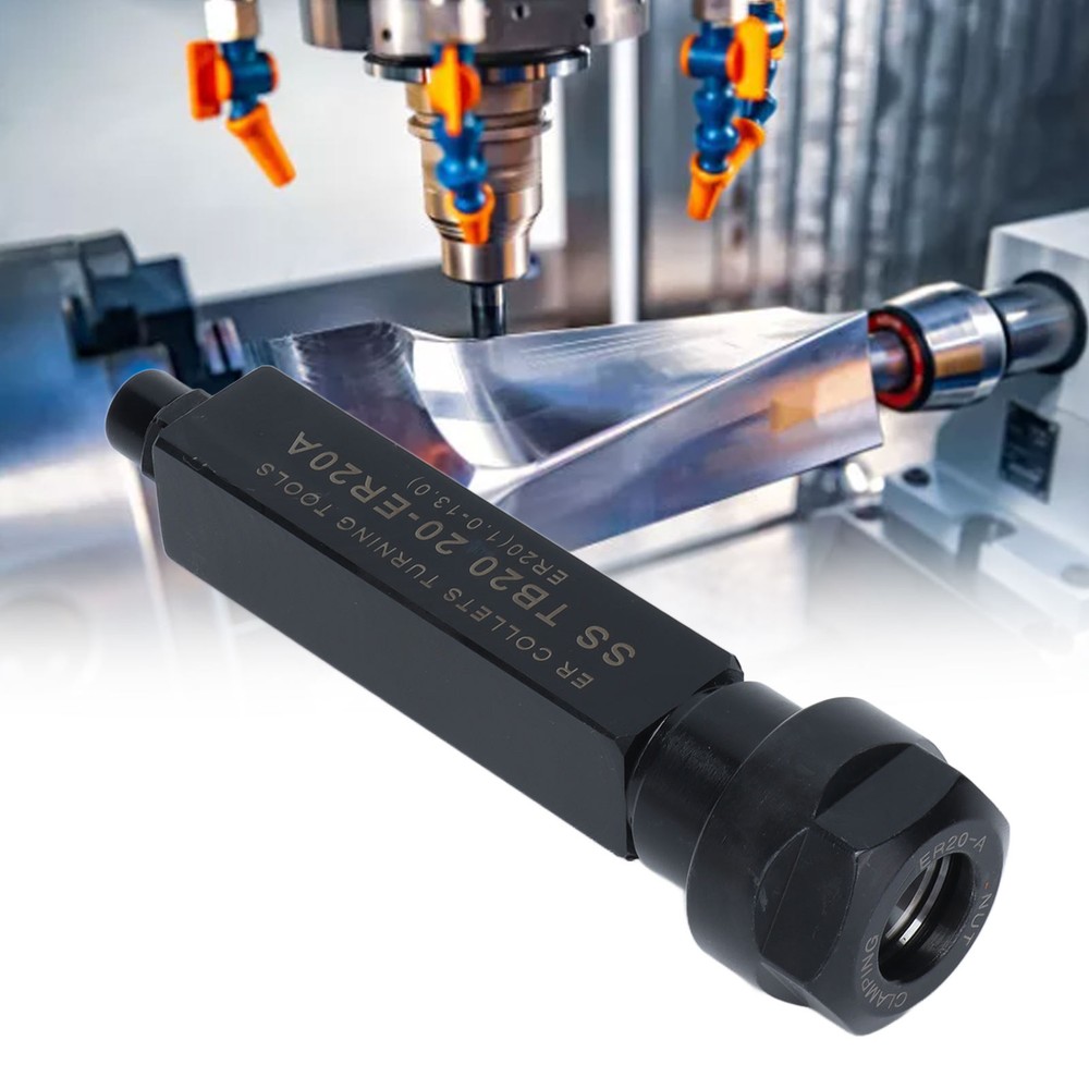 Auxiliary Tool Holder Square CNC Lathe Chuck Fixture Drill Bit Support For E CST