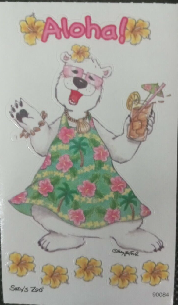 SUZY'S ZOO "ALOHA!" STICKER MODULE #90084