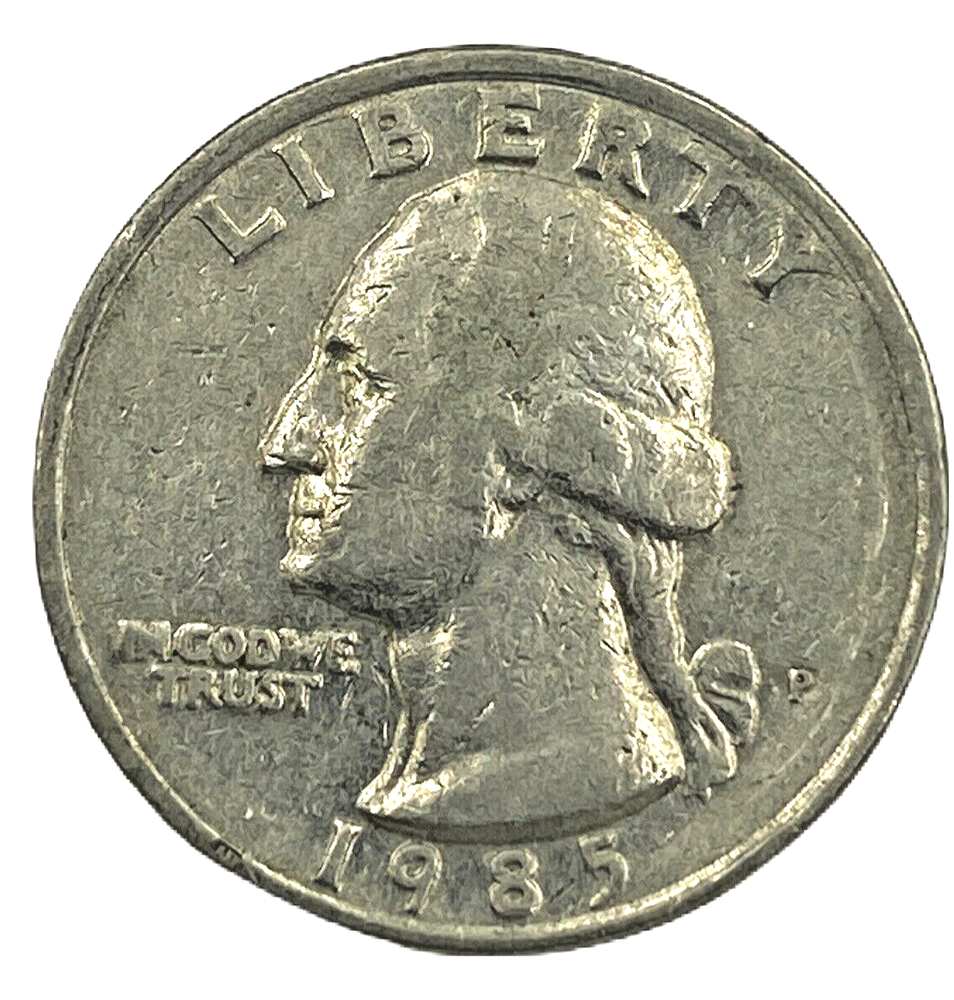 1985 P Washington Quarter