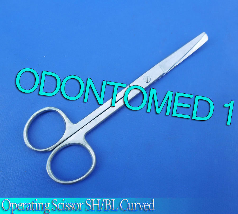3 O.R Grade Operating Scissors 6.5" Curved Sharp Blunt