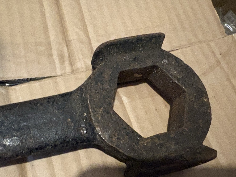 vintage hammer spanner wrench