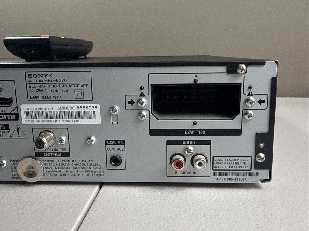 Sony BDV-E370 Blu-Ray Home Theater System Receiver w/Remote TESTED & WORKS Nice