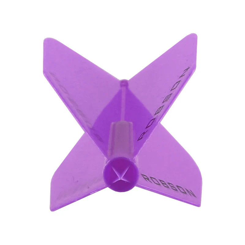 Robson Plus Dart Flights - Slim Purple